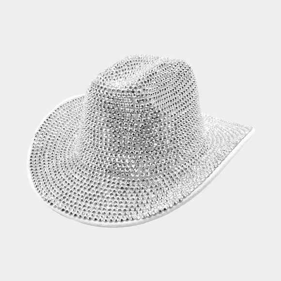 Bling Studded Fedora Hat main image 8